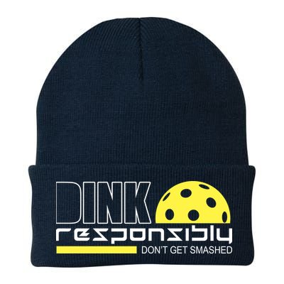 Dink Responsibly Don't Get Smashed Funny Pickleball Beanie
