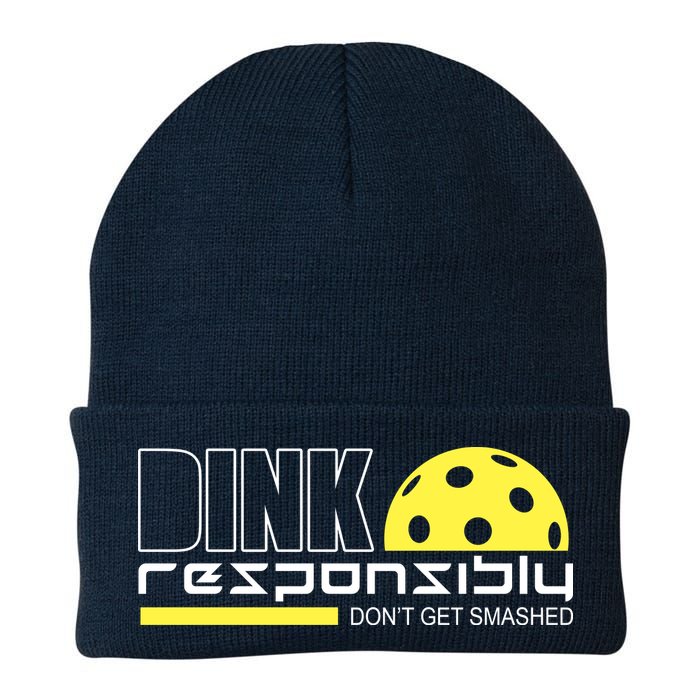 Dink Responsibly Don't Get Smashed Funny Pickleball Beanie