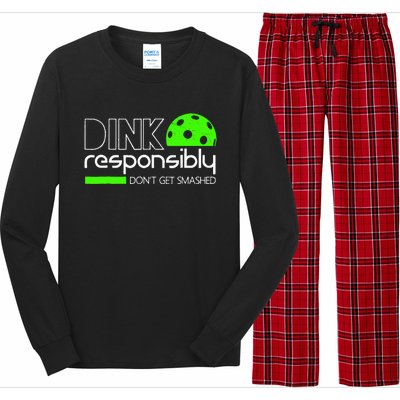 Dink Responsibly Dont Get Smashed Long Sleeve Pajama Set