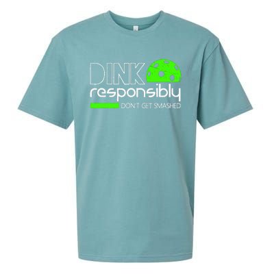 Dink Responsibly Dont Get Smashed Sueded Cloud Jersey T-Shirt