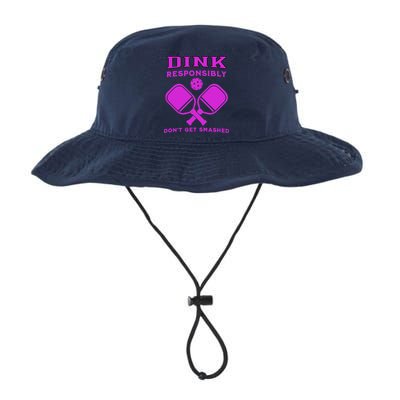 Dink Responsibly Don't Get Smashed Purple Pickleball Paddles Bucket Hat