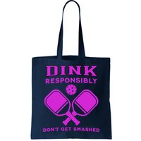 Dink Responsibly Don't Get Smashed Purple Pickleball Paddles Bag