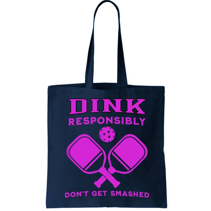 Dink Responsibly Don't Get Smashed Purple Pickleball Paddles Bag
