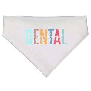 Dental Receptionist Dentistry And Dentist Receptionist Funny Gift USA-Made Doggie Bandana