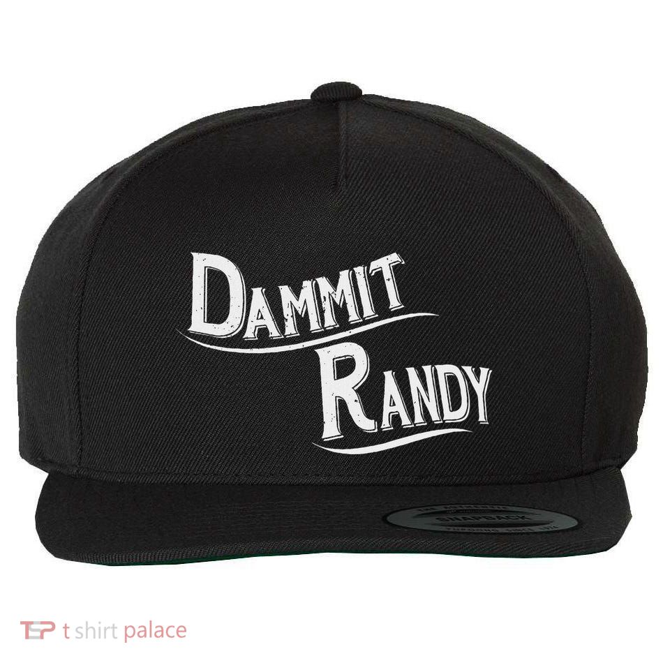Dammit Randy Wool Snapback Cap