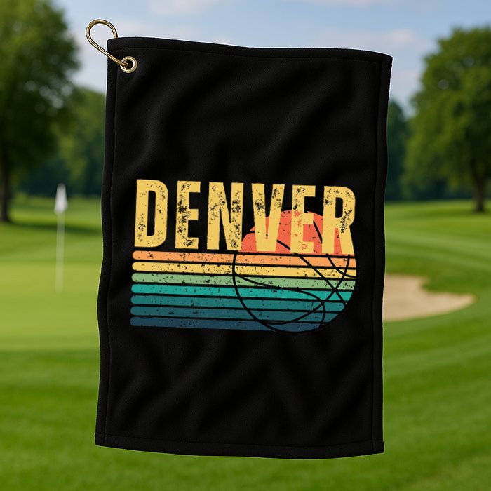 Denver Retro Golf Towel