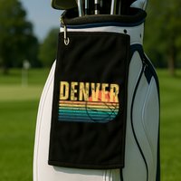 Denver Retro Golf Towel