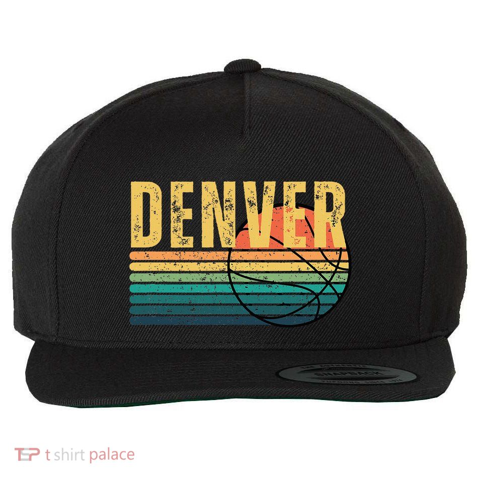 Denver Retro Wool Snapback Cap