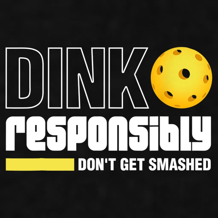 Dink Responsibly Don't Get Smashed Pickleball Gift TShirt Ladies PosiCharge Tri-Blend Wicking Tank