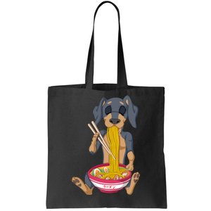 Dachshund Ramen Tote Bag