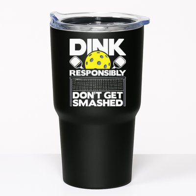 Dink Responsibly Don't Get Smashed Pickleball Tumbler
