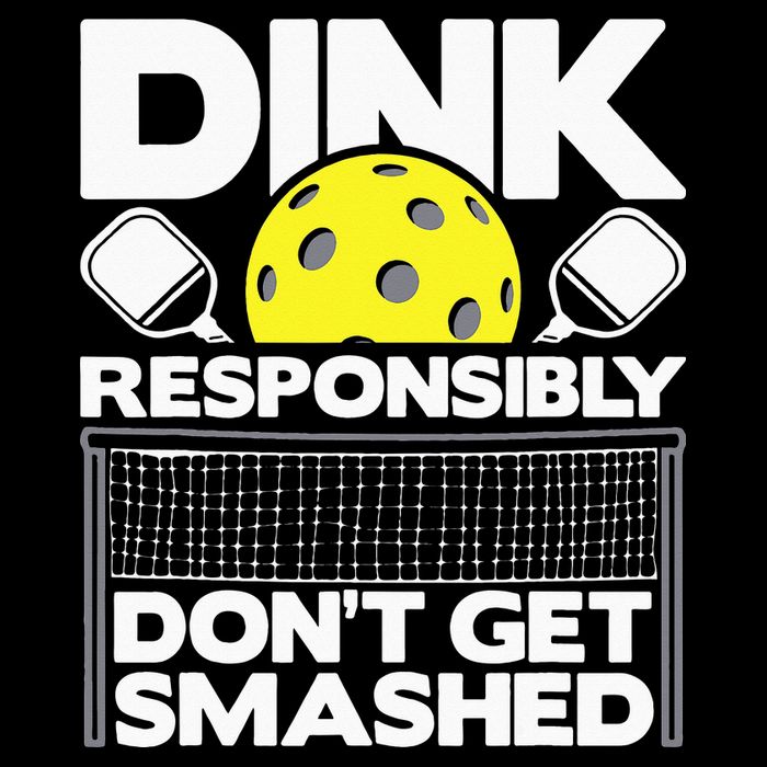 Dink Responsibly Don't Get Smashed Pickleball Mousepad