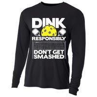 Dink Responsibly Don't Get Smashed Pickleball Cooling Performance Long Sleeve Crew