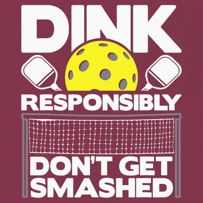 Dink Responsibly Don't Get Smashed Pickleball 16oz Travel Tumbler