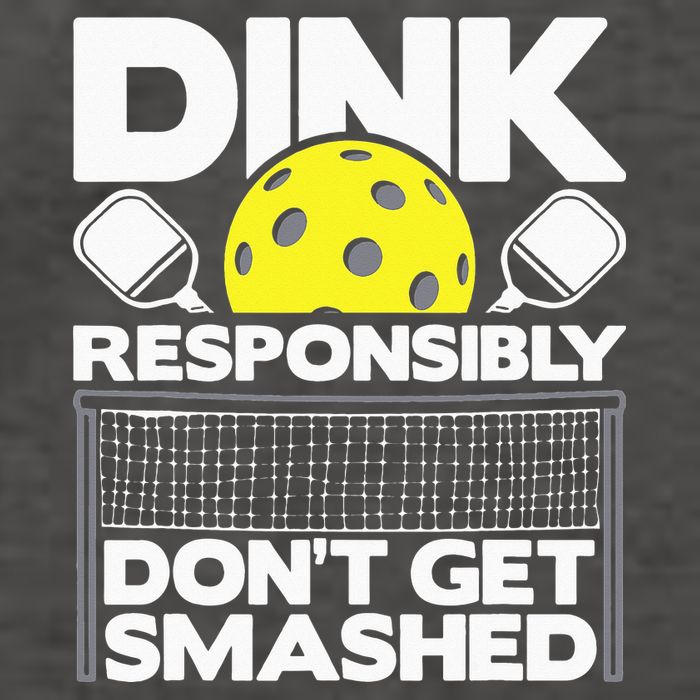 Dink Responsibly Don't Get Smashed Pickleball Vector Backpack