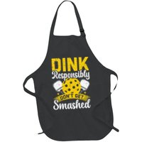 Dink Responsibly Don't Get Smashed Pickleball Apron
