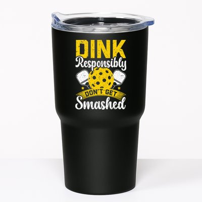Dink Responsibly Don't Get Smashed Pickleball Tumbler