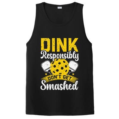 Dink Responsibly Don't Get Smashed Pickleball PosiCharge Competitor Tank