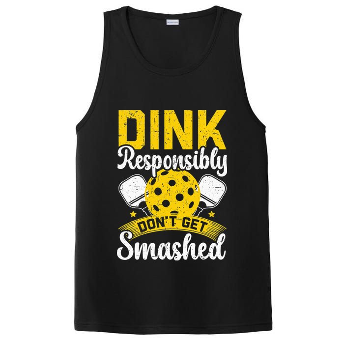 Dink Responsibly Don't Get Smashed Pickleball PosiCharge Competitor Tank