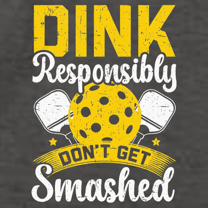 Dink Responsibly Don't Get Smashed Pickleball Vector Backpack