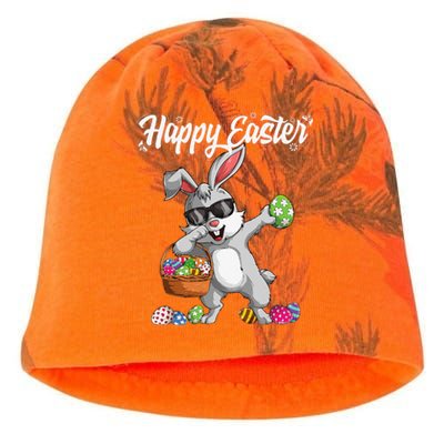 Dabbing Rabbit Easter Day Eggs Dab Gift Bunny Kati - Camo Knit Beanie