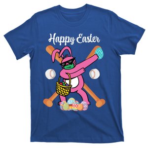 Dabbing Rabbit Easter Day Baseball Fans Eggs Bunny Dab Cute Gift T-Shirt