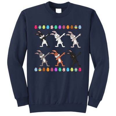 Dabbing Rabbits Easter Day Eggs Dab Sweatshirt