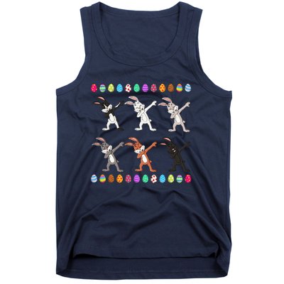 Dabbing Rabbits Easter Day Eggs Dab Tank Top