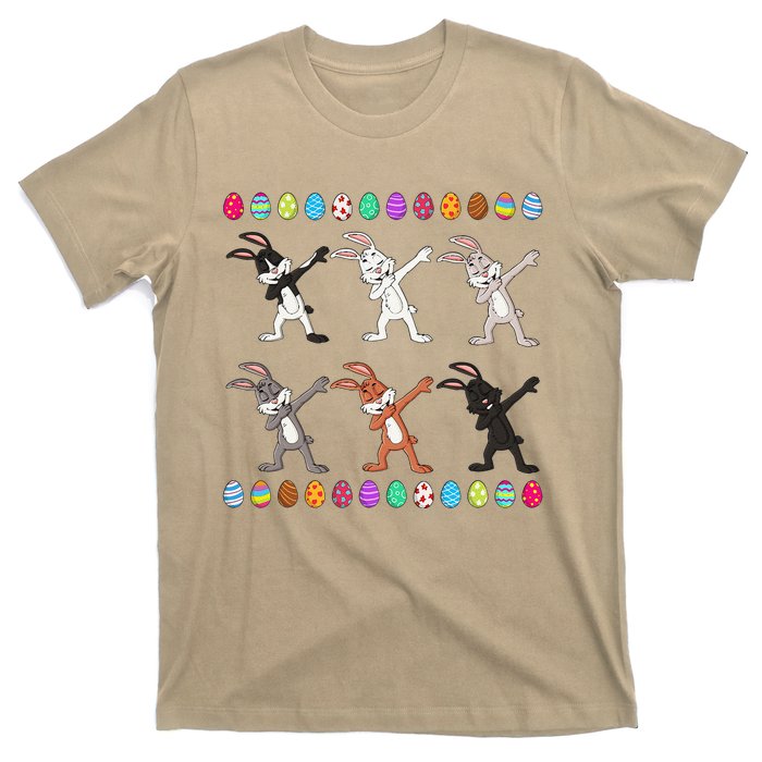 Dabbing Rabbits Easter Day Eggs Dab T-Shirt