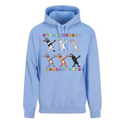 Dabbing Rabbits Easter Day Eggs Dab Unisex Surf Hoodie