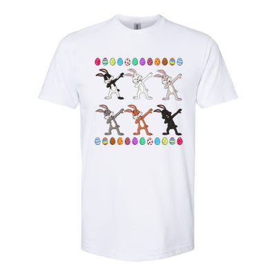 Dabbing Rabbits Easter Day Eggs Dab Softstyle CVC T-Shirt