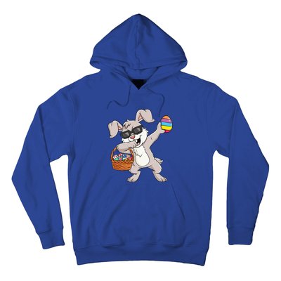 Dabbing Rabbit Easter Day Eggs Funny Hoodie