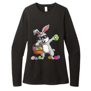 Dabbing Rabbit Easter Day Eggs Dab gift bunny Womens CVC Long Sleeve Shirt