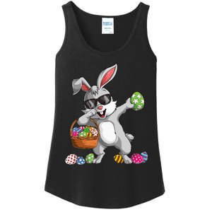 Dabbing Rabbit Easter Day Eggs Dab gift bunny Ladies Essential Tank