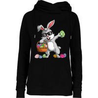 Dabbing Rabbit Easter Day Eggs Dab gift bunny Womens Funnel Neck Pullover Hood