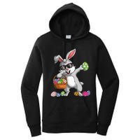 Dabbing Rabbit Easter Day Eggs Dab gift bunny Women's Pullover Hoodie