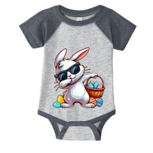 Dabbing Rabbit Easter Day Infant Baby Jersey Bodysuit