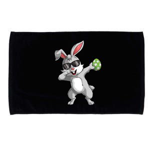 Dabbing Rabbit Easter Day Eggs Dab Gift Bunny Gift Microfiber Hand Towel