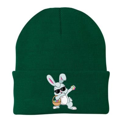 Dabbing Rabbit Easter Day Eggs Bunny Dabbing Knit Cap Winter Beanie