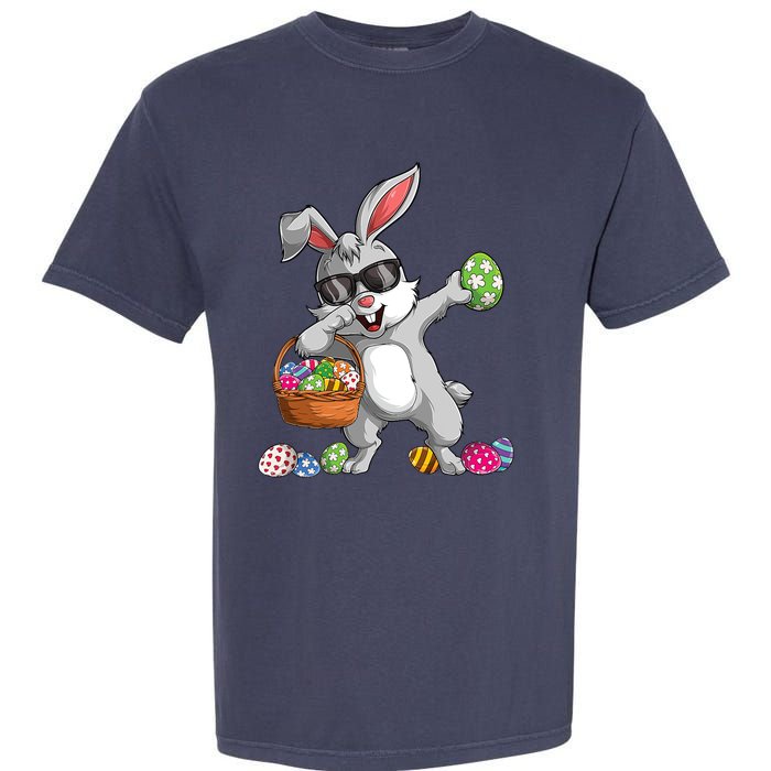 Dabbing Rabbit Easter Day Eggs Dab Gift Bunny Garment-Dyed Heavyweight T-Shirt