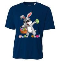 Dabbing Rabbit Easter Day Eggs Dab Gift Bunny Cooling Performance Crew T-Shirt