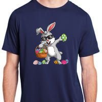 Dabbing Rabbit Easter Day Eggs Dab Gift Bunny Adult ChromaSoft Performance T-Shirt