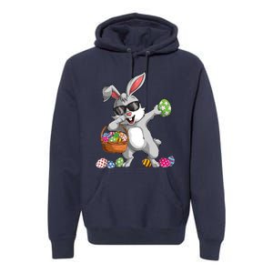 Dabbing Rabbit Easter Day Eggs Dab Gift Bunny Premium Hoodie