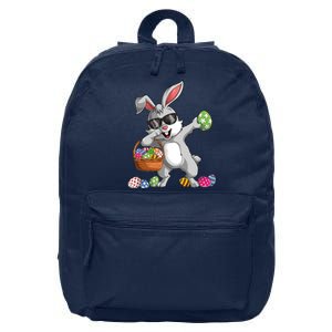 Dabbing Rabbit Easter Day Eggs Dab Gift Bunny 16 in Basic Backpack