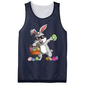 Dabbing Rabbit Easter Day Eggs Dab Gift Bunny Mesh Reversible Basketball Jersey Tank