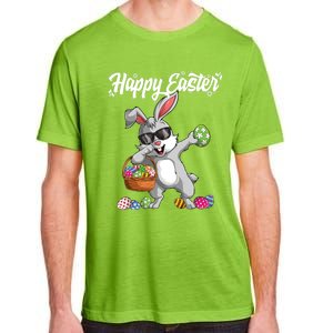 Dabbing Rabbit Easter Day Eggs Dab Boys Girls Kid Gift Bunny Gift Adult ChromaSoft Performance T-Shirt