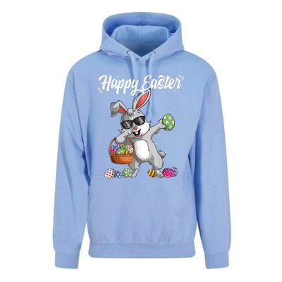 Dabbing Rabbit Easter Day Eggs Dab Unisex Surf Hoodie