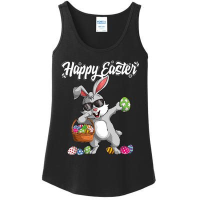 Dabbing Rabbit Easter Day Eggs Dab Gift Bunny Ladies Essential Tank