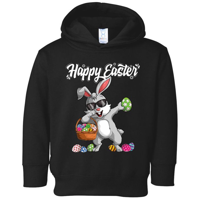 Dabbing Rabbit Easter Day Eggs Dab Gift Bunny Toddler Hoodie