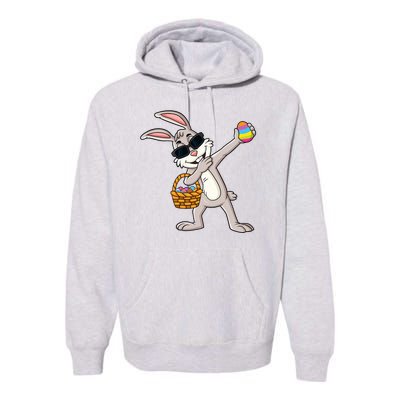 Dabbing Rabbit Easter Day Eggs Dab Premium Hoodie